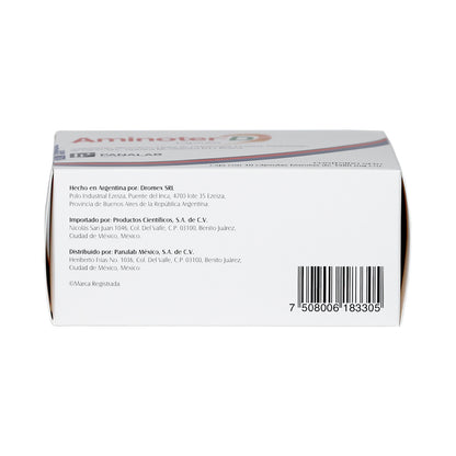 AMINOTER SUPLEMENTO ANTICAIDA  RESISTENCIA DE CABELLO Y UÑAS VITAMINA D3 B3 ALOPECIA HIPOALERGENICO, CAIDA DE CABELLO