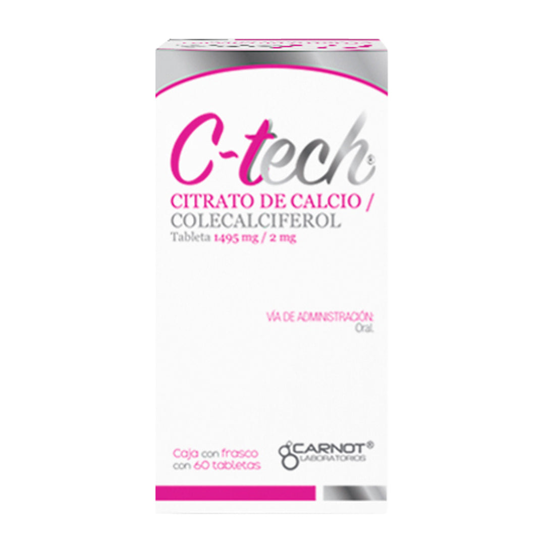 C-TECH CALCIO VITAMINA D3 MUJER EMARAZO OSTEOPORISIS