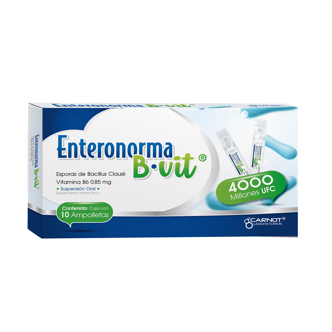ENTERONORMA B-VIT PROBIOTICOS BACILUS CLAUSSI VITAMINA B6