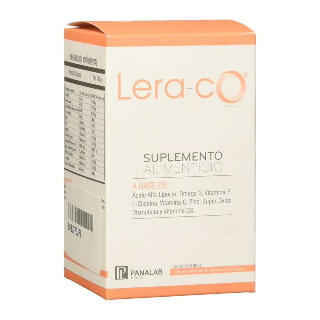 LERACO SUPLEMENTO ALIMENTICIO OMEGA 3 VITAMINA D3 C Y E ANTIOXIDANTE GERIATRICO PROTECCION CELULAR 