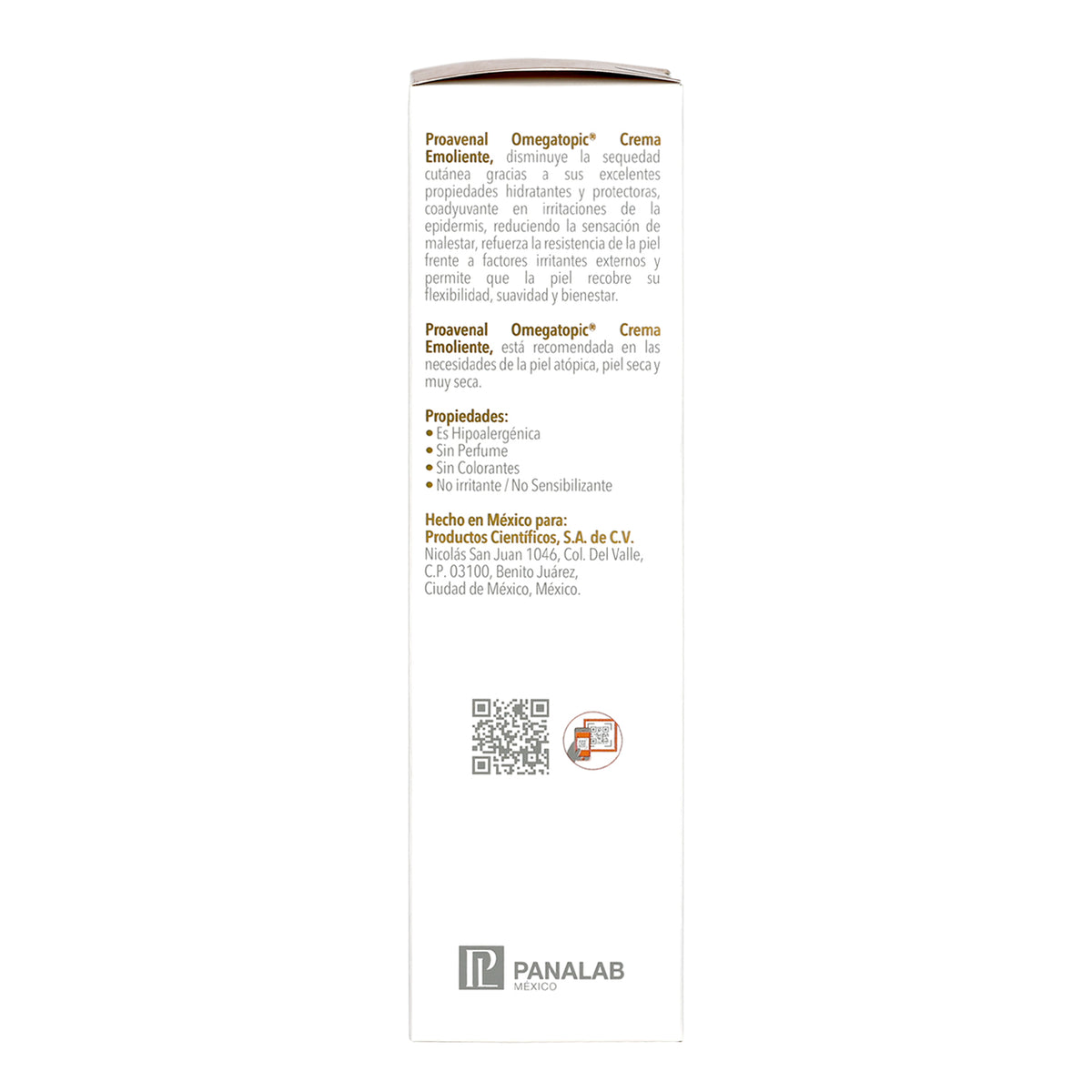 PROAVENAL CREMA DERMATOLOGICA, PIELES SENSIBLES ATOPICAS, SECAS IRRITACION ,RESEQUEDAD, VITAMINA B3, OMEGA 6 