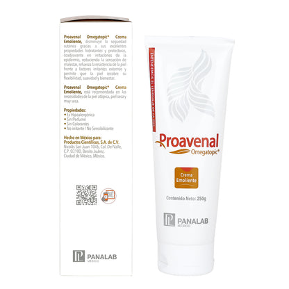 PROAVENAL CREMA DERMATOLOGICA, PIELES SENSIBLES ATOPICAS, SECAS IRRITACION ,RESEQUEDAD, VITAMINA B3, OMEGA 6 