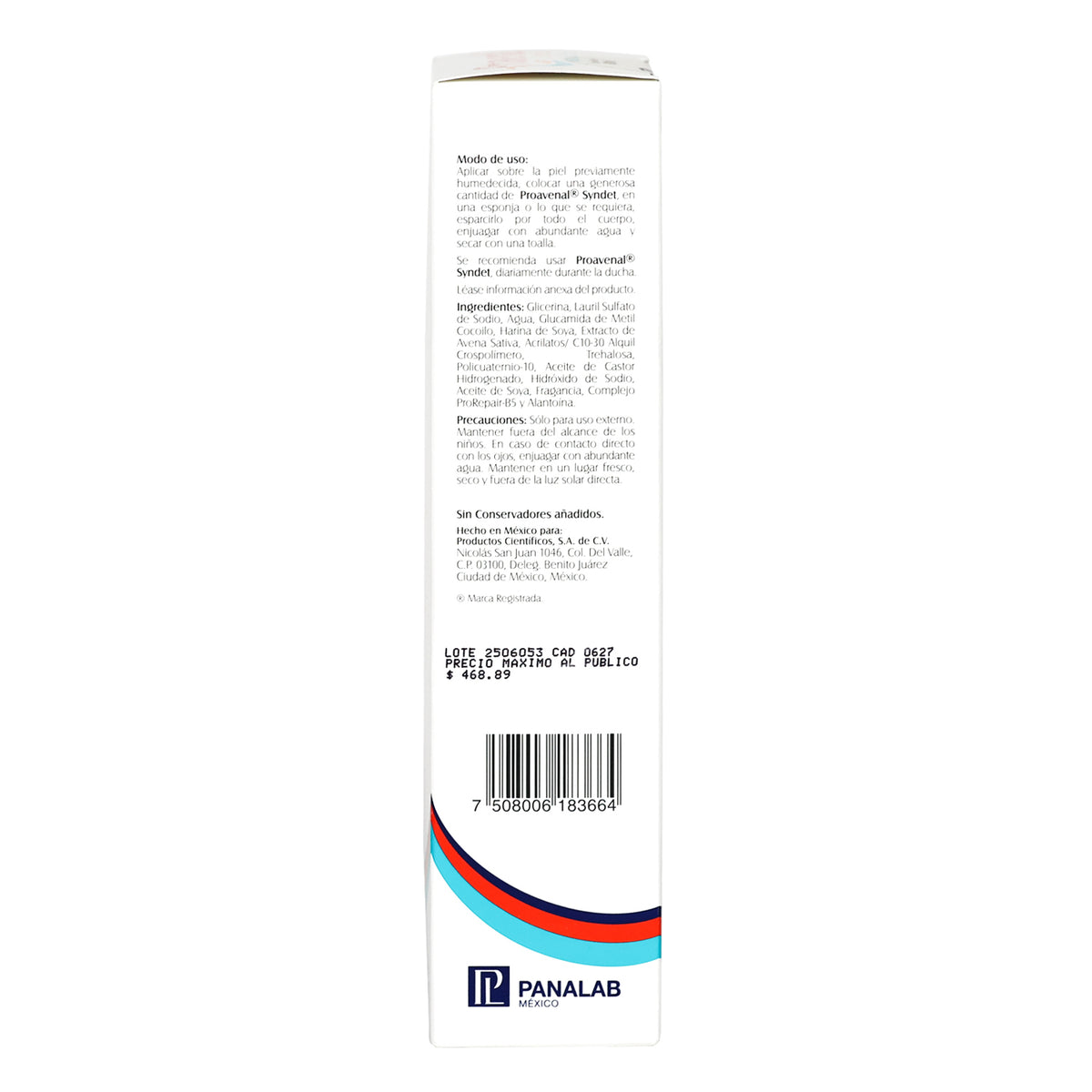 PROAVENAL GEL DUCHA LIMPIA E HIDRATA SUAVEMENTE PARA PIELES SENSIBLES, ATOPICAS, DERMATITIS, SIN PARABENOS,PASSALUD FARMACIA