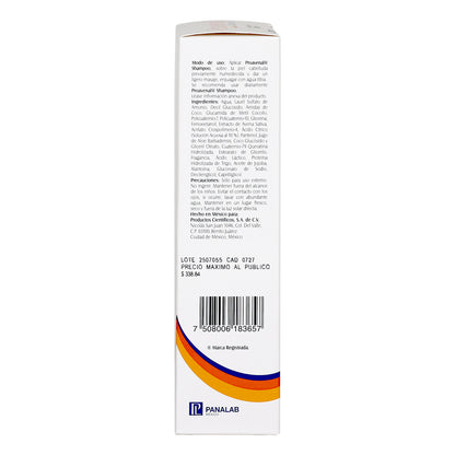 PROAVENAL SHAMPOO DERMATOLOGICO LIMPIEZA HIDRATACION CALMANTE PIEL SENSIBLE ATOPICA RESEQUEDAD PH 5.5 ALOE VERA, PASSALUD FARMACIA
