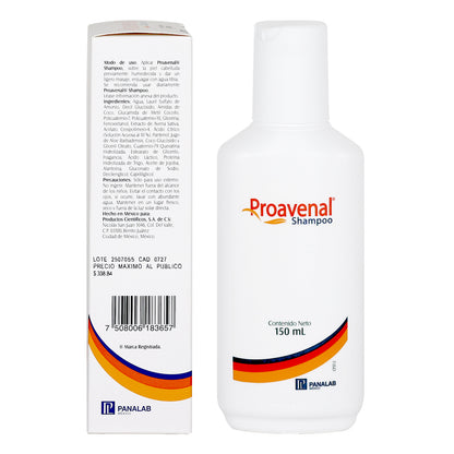 PROAVENAL SHAMPOO DERMATOLOGICO LIMPIEZA HIDRATACION CALMANTE PIEL SENSIBLE ATOPICA RESEQUEDAD PH 5.5 ALOE VERA, PASSALUD FARMACIA