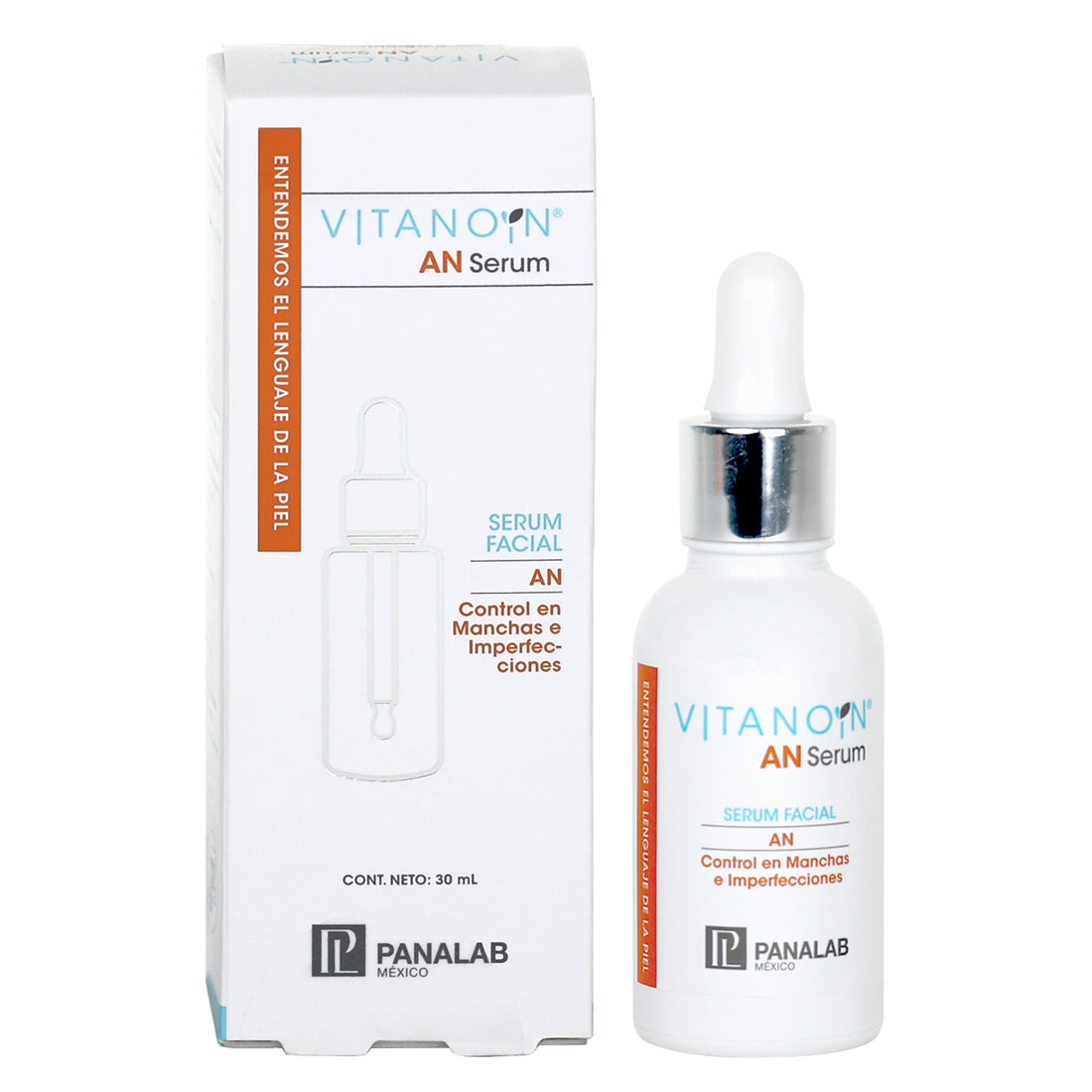 VITANOIN AN SERUM ANTIEDAD PARA PIELES CON ACNE MANCHAS PUNTOS NEGROS EXCESO DE GRASA DESPIGMENTANTES ANTIINFLAMATORIOS MEJORA LA TEXTURA ACIDO SALICILICO ACIDO AZELAICO NIACINAMIDA ZINC PCA ACIDO HIALURONICO 