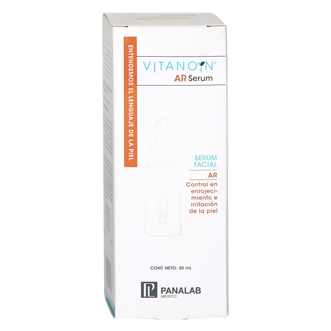 VITANOIN AR SERUM ANTIINFLAMATORIO SEBORREGULADORES CALMANTES, ENROJECIMIENTO PARA PIELES SENSIBLES, MANCHAS ROSACEA, ACIDO HIALURONICO, ZINC PCA 